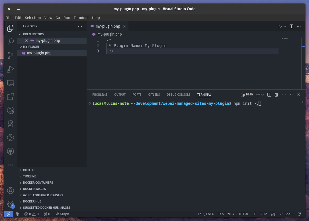 Initial plugin